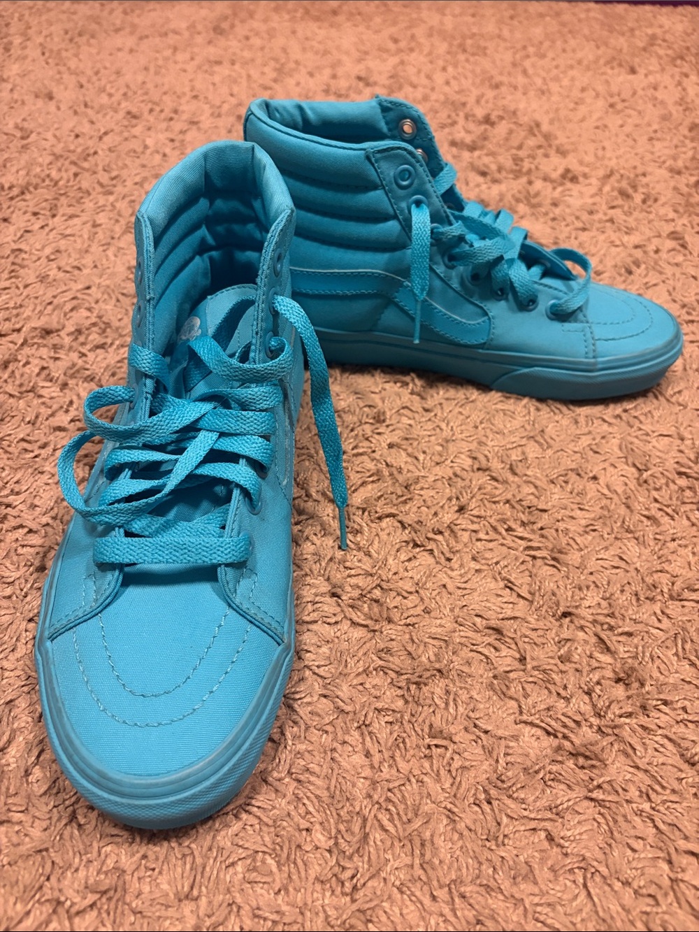 Vans Monochrome Sk-8 High in Scuba Blue